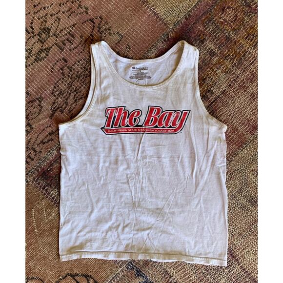 Unisex The Bay California State University East Bay Tank Top White Size SMALL - Picture 1 of 5